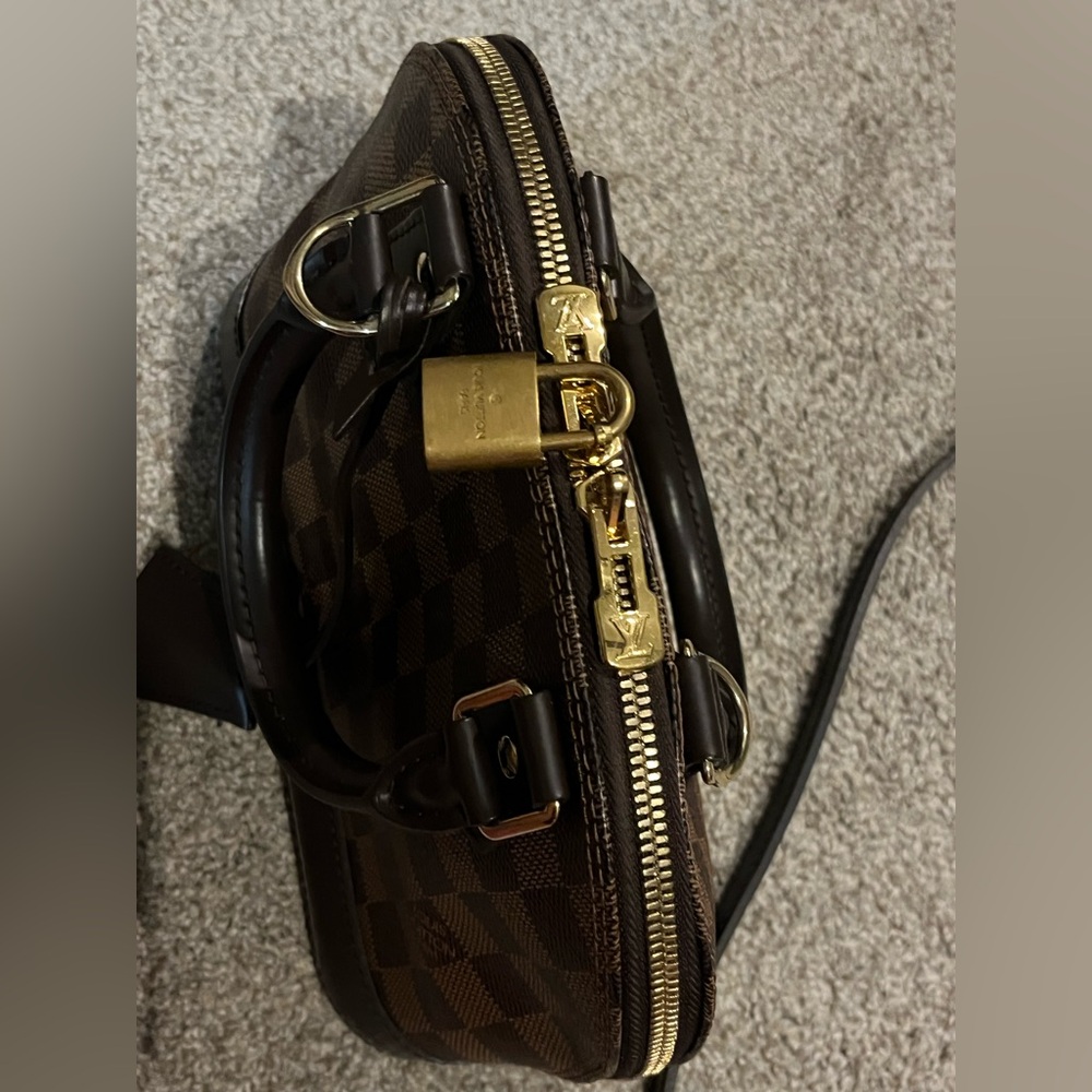 💯 AUTHENTIC Louis Vuitton Alma Handbag (2 way) Damier BB Brown - Picture 11 of 16